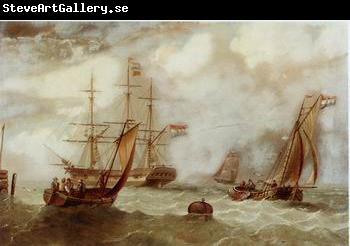 unknow artist Seascape, boats, ships and warships.49